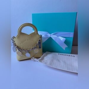 Tiffany & Co. Yellow Mini Bag with Silver Accents